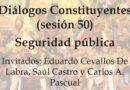 Seguridad pública – Diálogo constituyente 50